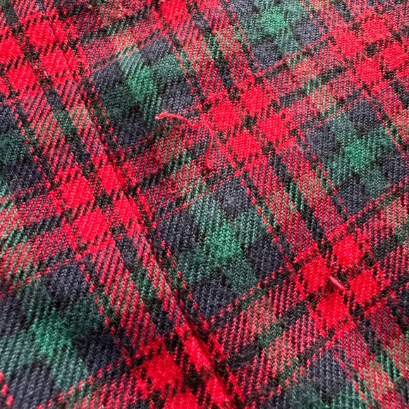 Karen Scott Christmas Plaid Vest Black Collar - Picture 9 of 9